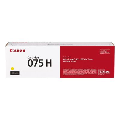 Canon 075 H Toner Cartridge 1pc Original Yellow