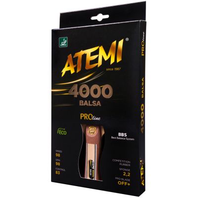 2. Atemi 4000 table tennis racket