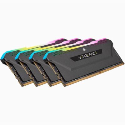 7. RAM Kit DDR4 64GB PC 3200 CL16 CORSAIR KIT (4x16GB) Vengeance RGB Retail