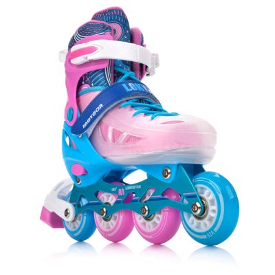 3. Meteor Roller Skates S 30-33 Loky Pink/Blue