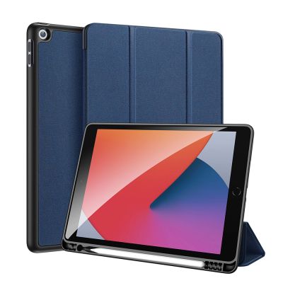 2. Dux Ducis Domo case with flap and smart sleep for iPad 7 / 8 / 9 10.2'' - blue