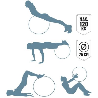 4. FITNESS BALL 75CM RED UMBRO