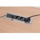6. Indesk Power 3x 2xUSB Desktop Power Strip