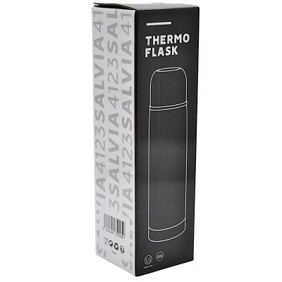 6. 500 ML BLACK THERMAL FLASK STAMINA