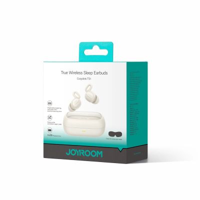 6. Joyroom JR-TS1 Cozydots Series Wireless TWS Headphones for Sleeping ANC Bluetooth 5.3 - White