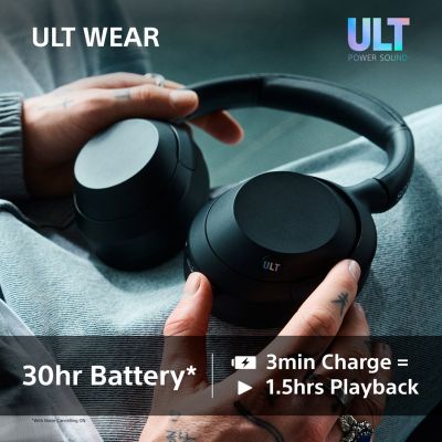 41. SONY WH-ULT900NW white headphones