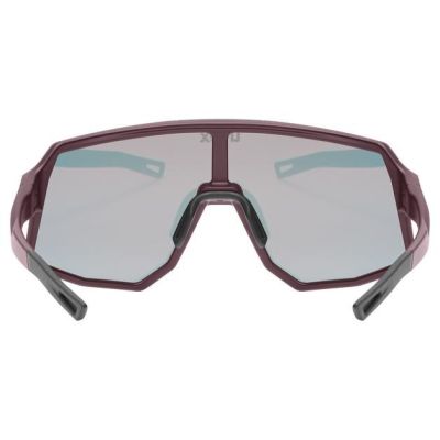 4. Uvex sequenze CV Multisports Glasses Unisex Half-Rim Red