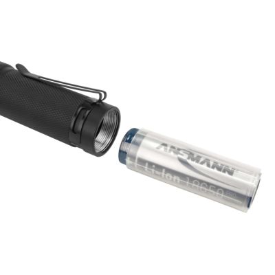 8. Ansmann T600FRB Black LED Hand Flashlight