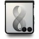 3. Guess 4G Classic MagSafe Case for Samsung Galaxy Z Flip 8 - Black