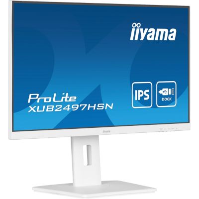 5. LCD monitor 23.8" iiyama ProLite XUB2497HSN-W2 60.5cm 1920x1080px Full HD LED White