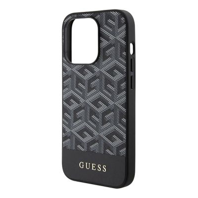 6. Guess GCube Stripes MagSafe case for iPhone 15 Pro Max - black