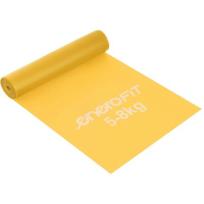 5. TRAINING TAPE FOR PILATES EXERCISES 2000x150x0.25MM 5-8KG YELLOW
