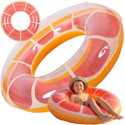 GRAPEFRUIT SWIMMING RING 90CM 35640