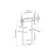 4. Equip 55"-100"/1TFT 120kg Wall Mount 1Articulating Up-Down SW Lite Retail