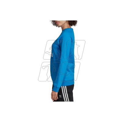 6. adidas Trefoil Crewneck Sweatshirt ED7582 Blue 32