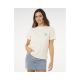 6. RIP CURL Surf Puff Party Pack Relaxed Beige Women's T-Shirt