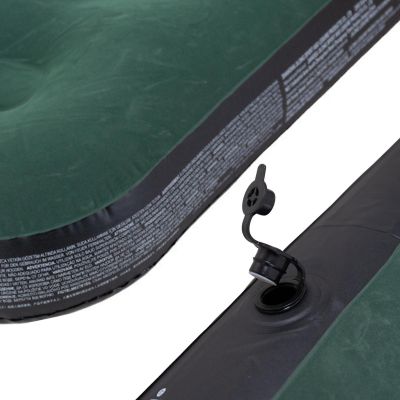 3. FLOCKED MATTRESS 1-PERSON GREEN 191x99x22CM 24643