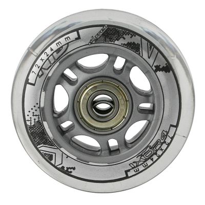 11. PU 72x24 82A TRANSPARENT (4 pcs.) + ABEC-7 (8 pcs.) NILS EXTREME SET