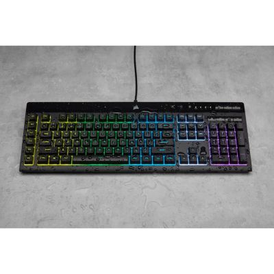 10. Corsair K55 RGB PRO Gaming Keyboard USB QWERTZ German Black