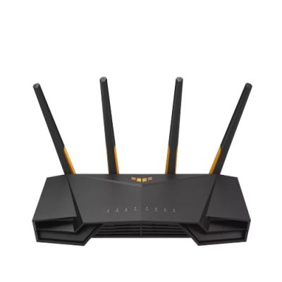4. ASUS TUF Gaming AX3000 V2 Wireless Router Gigabit Ethernet Dual-band (2.4 GHz/5 GHz) Black, Orange