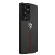 4. Ferrari FEOSIHCS21LBK S21 Ultra G998 black/black hardcase Off Track Leather Nylon Stripe