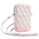 3. Guess Zip GCube Bottom Stripe phone bag - pink