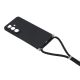 3. Samsung Galaxy S26 Case with Fiber Lining and Crossbody Strap - Black
