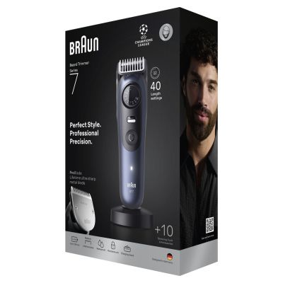 4. Braun Series 7 BT7540 Cordless Beard Trimmer Number of length settings 40