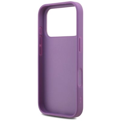 7. Guess Fixed Glitter Big 4G case for iPhone 17 Pro - purple