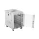 5. 19" 15U 600x800 gray glass door LCD installation rack cabinet Lanberg (Flat Pack) V2