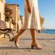 28. Women’s Beige Woven Block-Heel Sandals M.Daszyński MR24125-4
