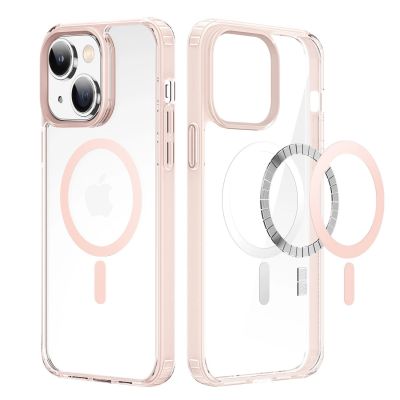 2. Dux Ducis Clin2 case for iPhone 14 Plus magnetic MagSafe cover pink