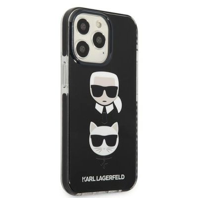4. Karl Lagerfeld Karl&Choupette Head Case for iPhone 13 Pro Max - Black
