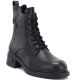 Vinceza 86444 Women’s Black Leather Ankle Boots