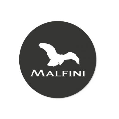 2. MALFINI sticker (black)