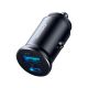 3. Joyroom JR-CCN05 30W USB-A USB-C Mini Car Charger - Black
