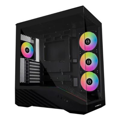 17. Lian Li Vector V100 PC Case, Midi-Tower, ATX, RGB, Tempered Glass
