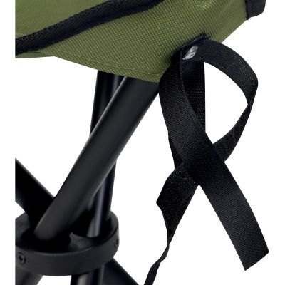 14. FISHING CHAIR TOURIST FOLDING STOOL GREEN 29x29x35CM