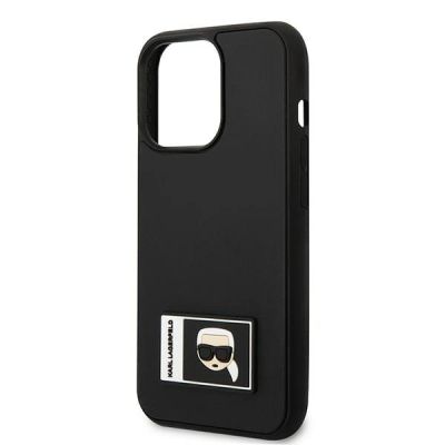 6. Karl Lagerfeld Ikonik Patch Case for iPhone 13 Pro / iPhone 13 - Black