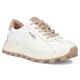 14. Leather platform sneakers, white, Filippo DP7498