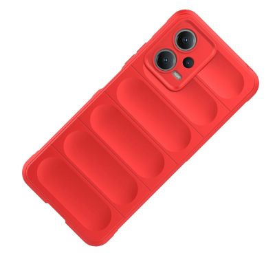 10. Magic Shield Case for Xiaomi Redmi Note 12 5G / Poco X5 5G Flexible Armor Cover Red