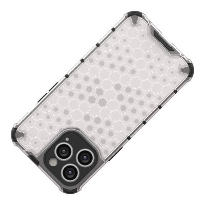 6. Honeycomb case for iPhone 14 Pro armored hybrid cover blue
