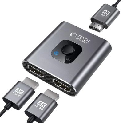 2. Tech-Protect HB07 HUB Adapter 2in1 HDMI 4K 60HZ - gray