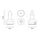 24. Baseus Enjoyment 2in1 car charger 30W black (CGTX000001)