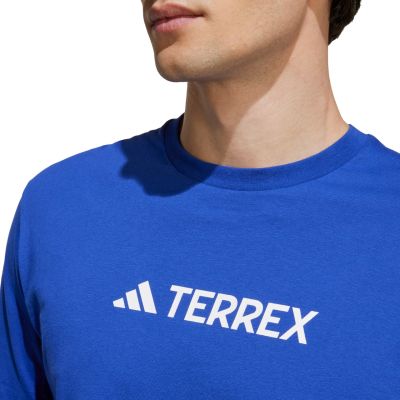 11. Men's adidas Terrex Classic Logo T-shirt blue JF9146