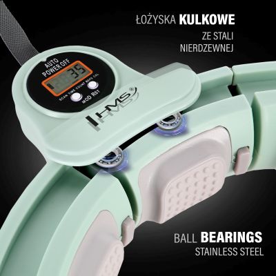 10. Hula Hop HMS HHM13 with magnets, weight and counter green