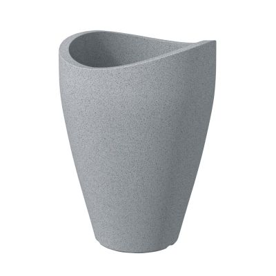 2. FLOWERPOT PLASTIC 254/67 STONY GRAY D67