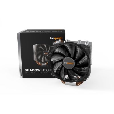 6. be quiet! SHADOW ROCK SLIM 2 Processor Cooler/Fan 13.5 cm Aluminum, Black, Copper 1 pc.