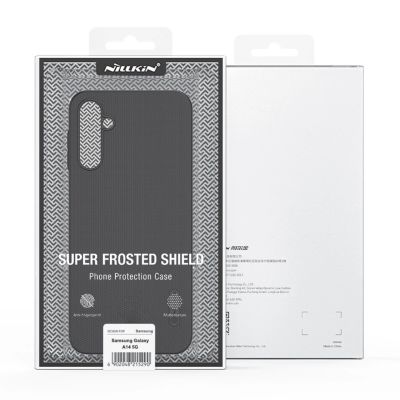 5. Nillkin Super Frosted Shield Case for Samsung Galaxy A14 5G / Galaxy A14 Phone Cover Black