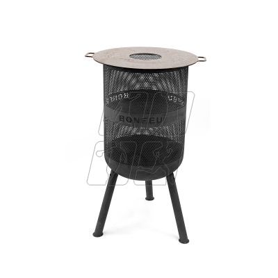 2. Bonfeu garden fire pit Bonves 45 basket black 4502